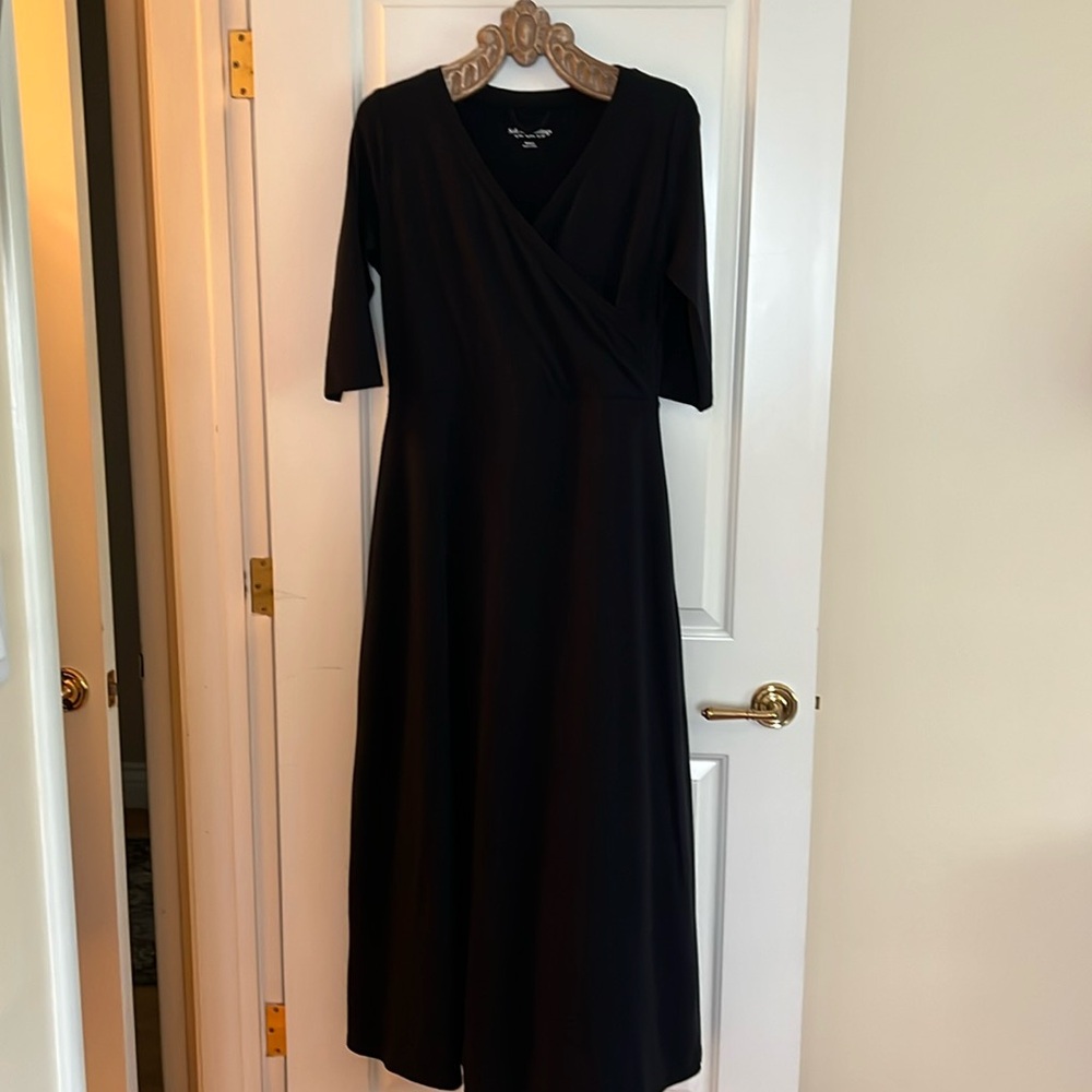 Black knit Maxi dress